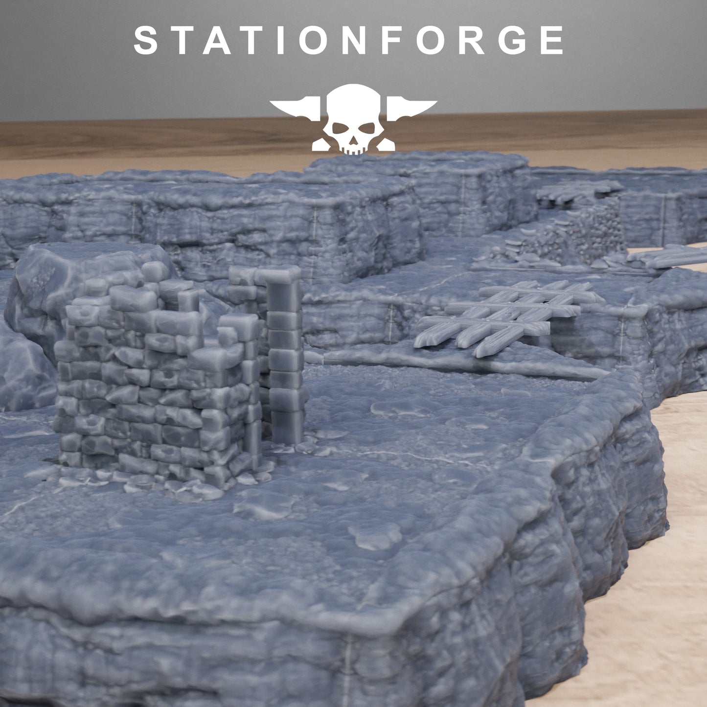 GrimGuard Trench Terrain ADD Ons - TTRPG - Wargaming Terrain - Grimdark
