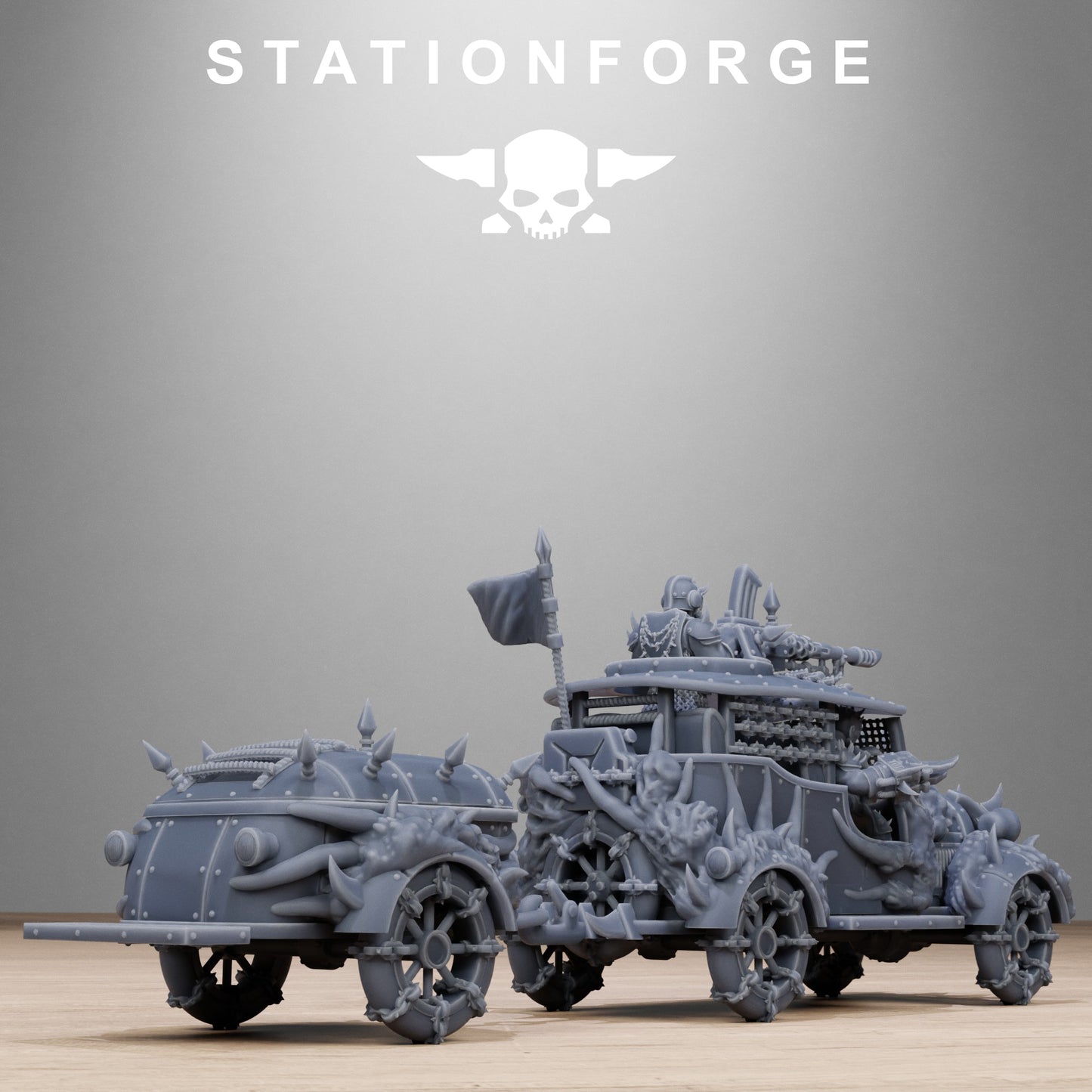 Corrupted Bloody Convoy (x2) - by Station Forge - TTRPG - Wargaming - Grimdark