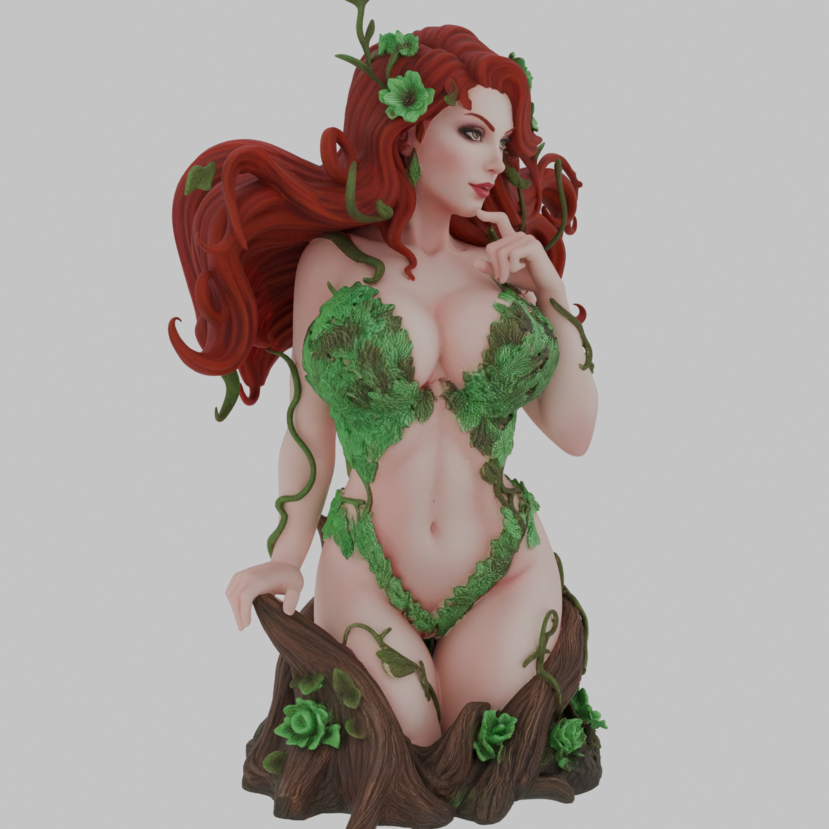 Buste de Poison Ivy (75 mm à 500 mm) - Non assemblé/Non peint/Impression 3D