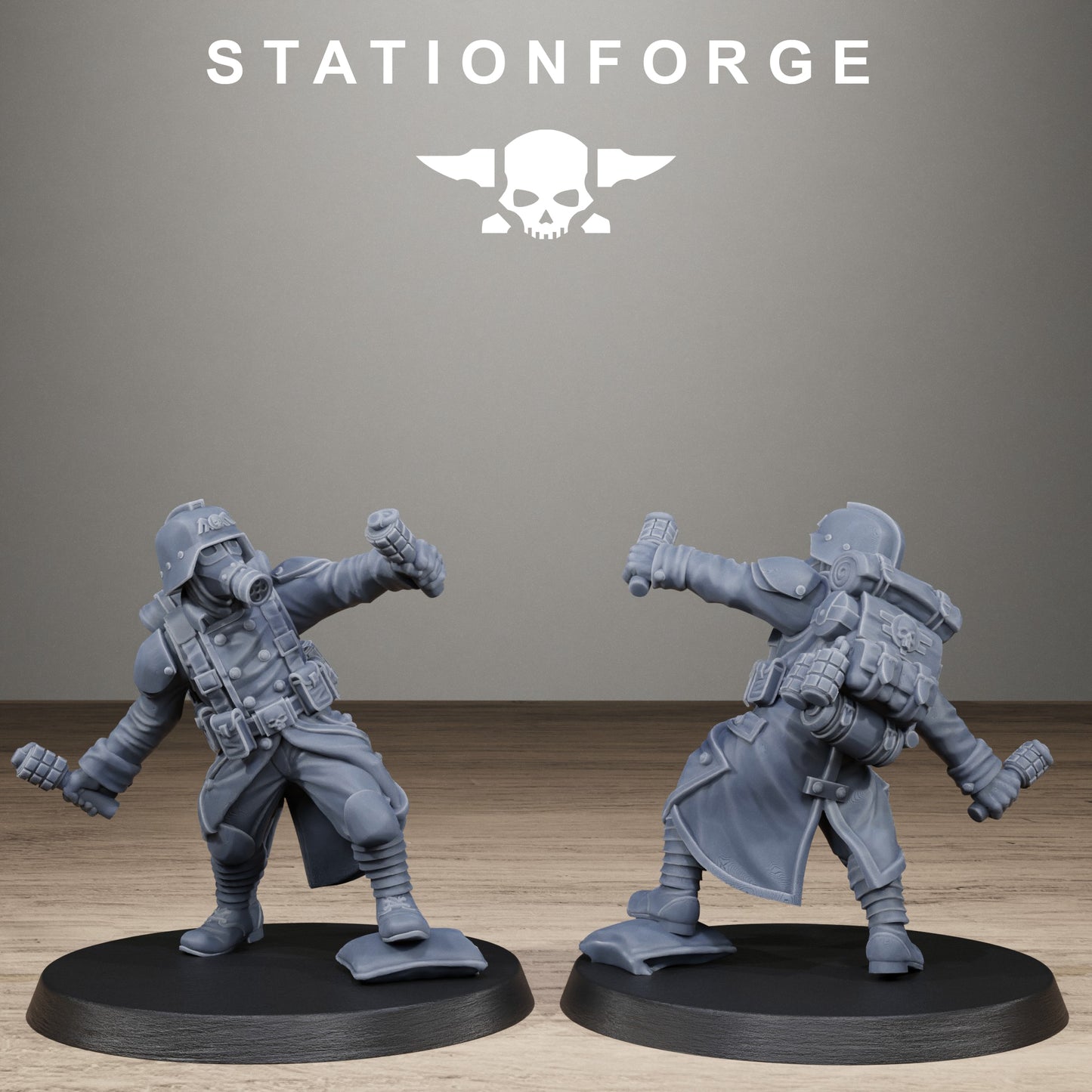 GrimGuard Trench Raiders (x10) - TTRPG - Wargaming - Grimdark