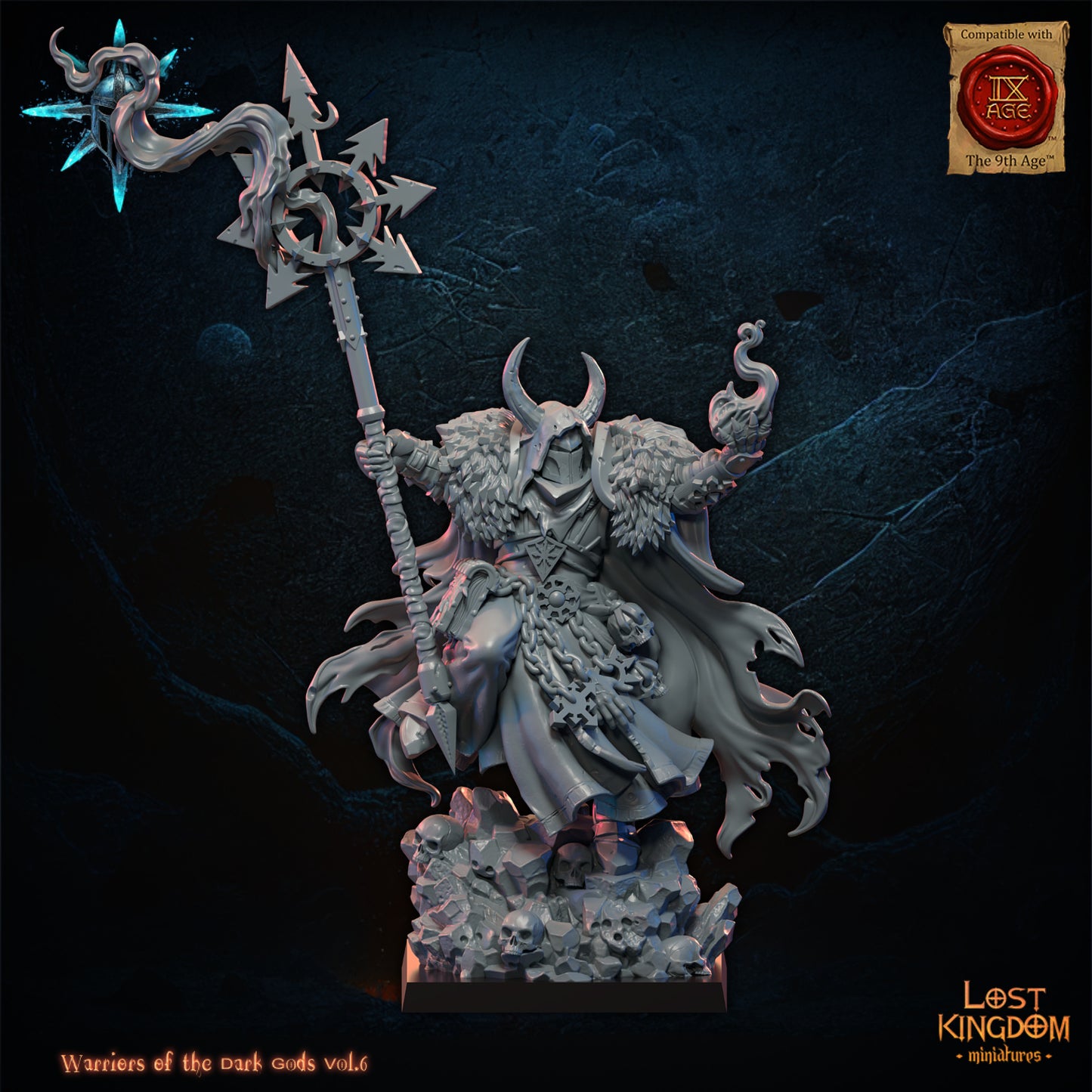 Dark Sorcerer - Warriors of the Dark Gods - Chaos Warriors - TTRPG - Wargaming - Dungeons and Dragons