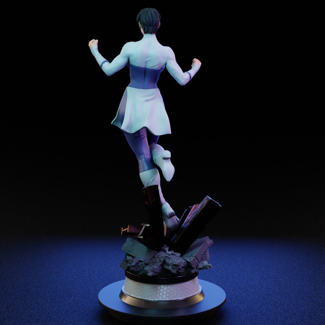 Anissa Invincible Sculpture(75mm to 500mm) - Unassembled/Unpainted/3D Print