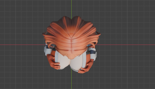 Uraraka Bust(75mm to 500mm) - Unassembled/Unpainted/3D Print