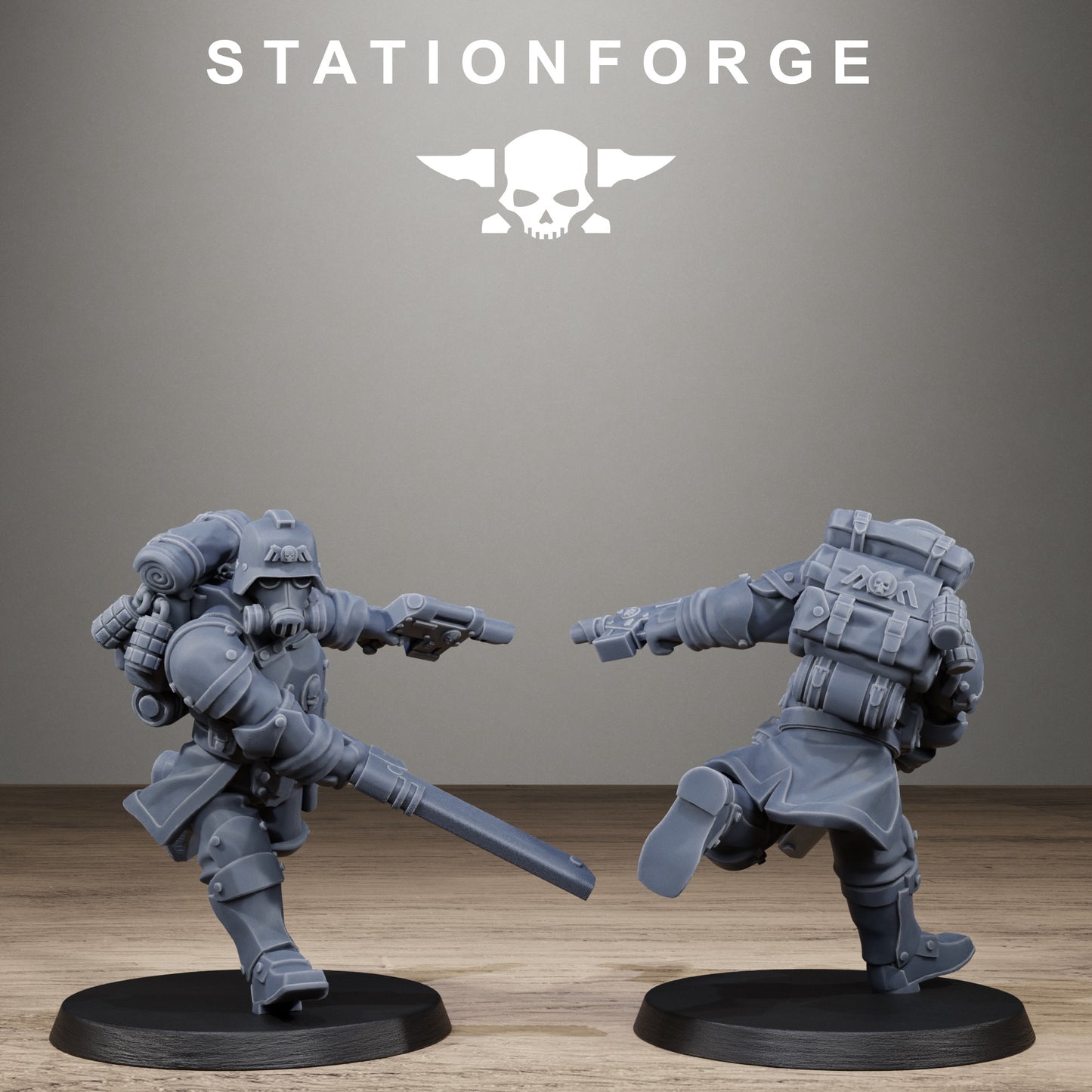 GrimGuard SteelClads (x10) - TTRPG - Wargaming - Grimdark