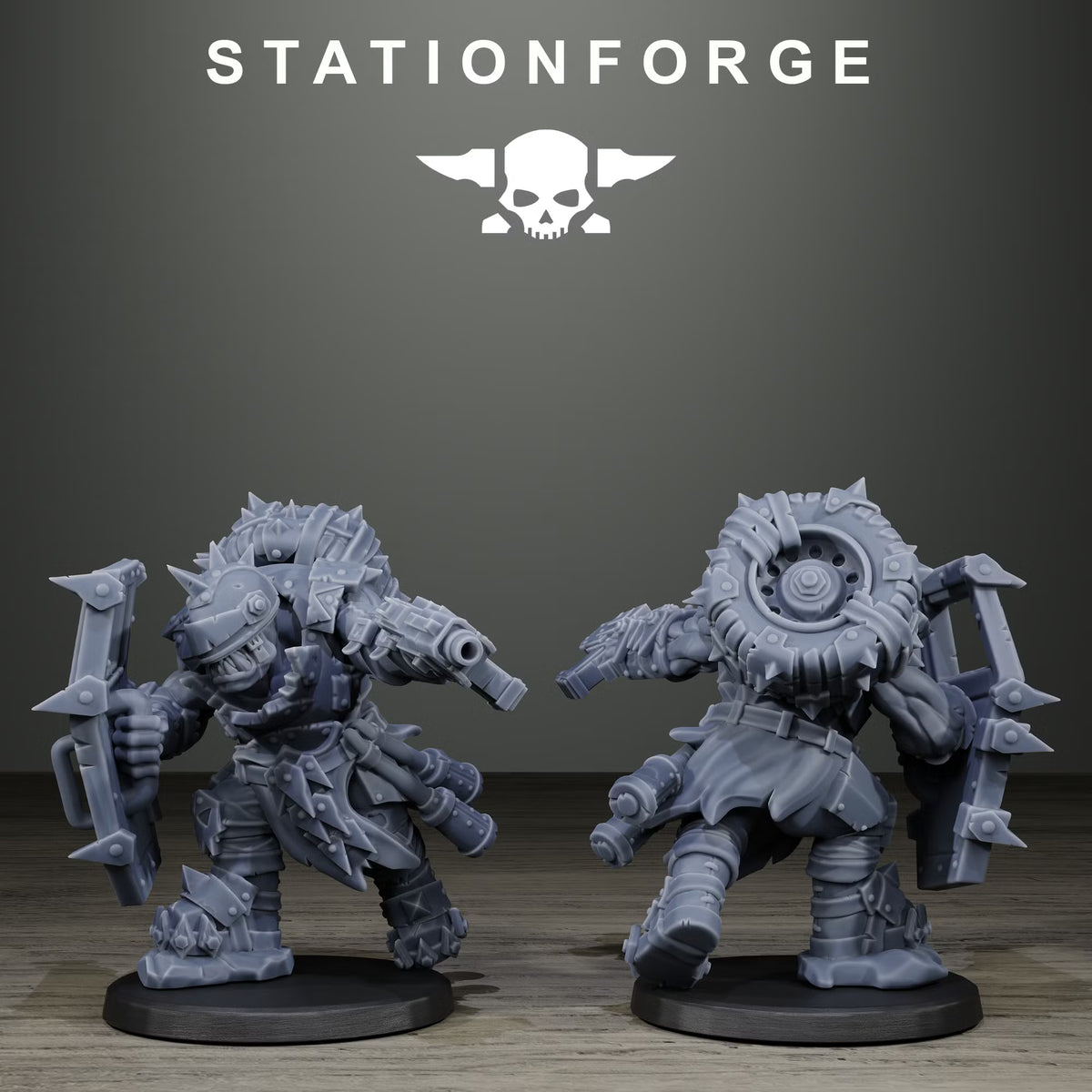 Orkaz Scrappers (x10) - TTRPG - Wargaming - Grimdark