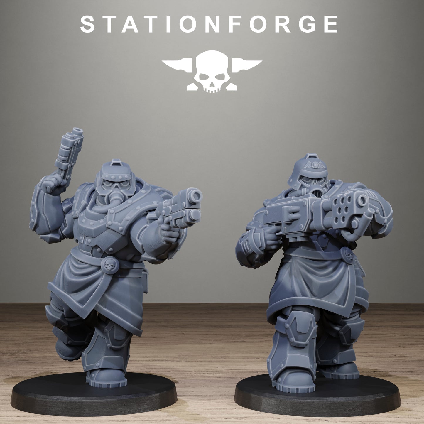 Grimguard Skull Wardens (x10) - TTRPG - Wargaming - Grimdark