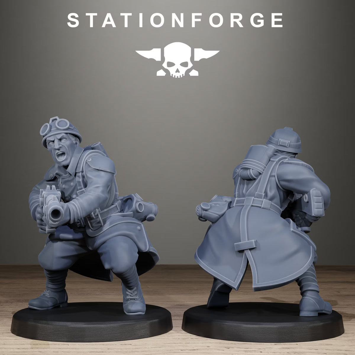 GrimGuard Unmasked Infantry (x10) - TTRPG - Wargaming - Grimdark