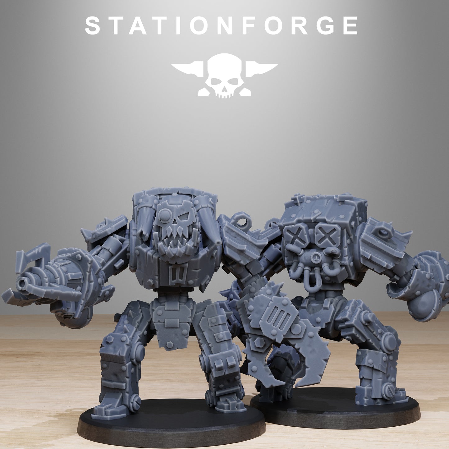 Orkaz Bots Infantry (x10) - TTRPG - Wargaming - Grimdark