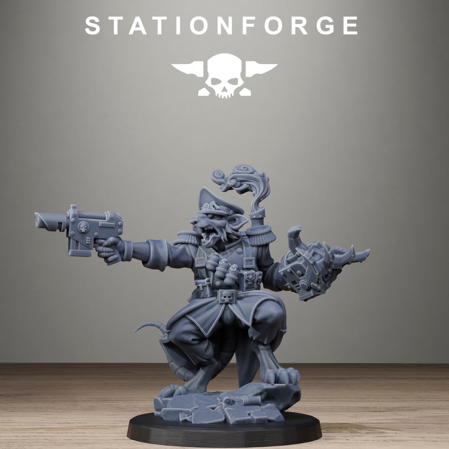 Raticus Officer (x2) TTRPG - Wargaming - Grimdark