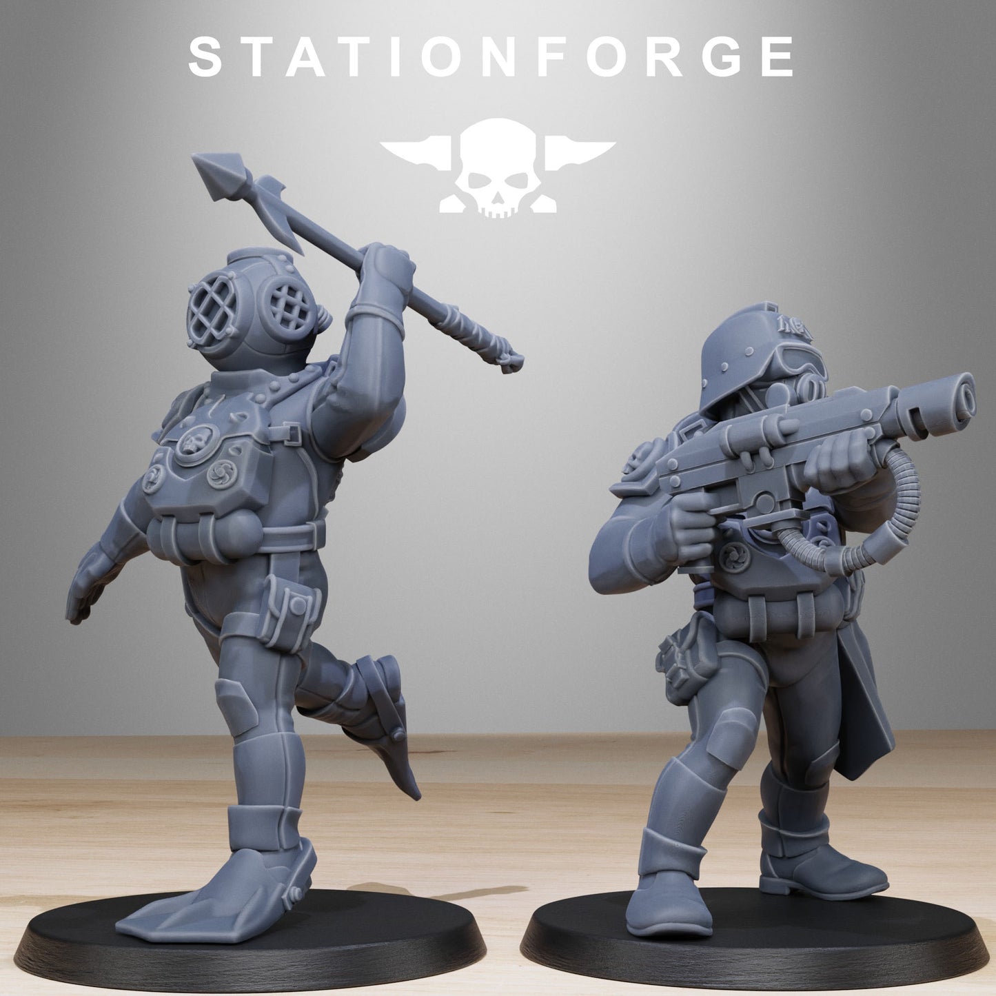 GrimGuard Divers (x10) - TTRPG - Wargaming - Grimdark