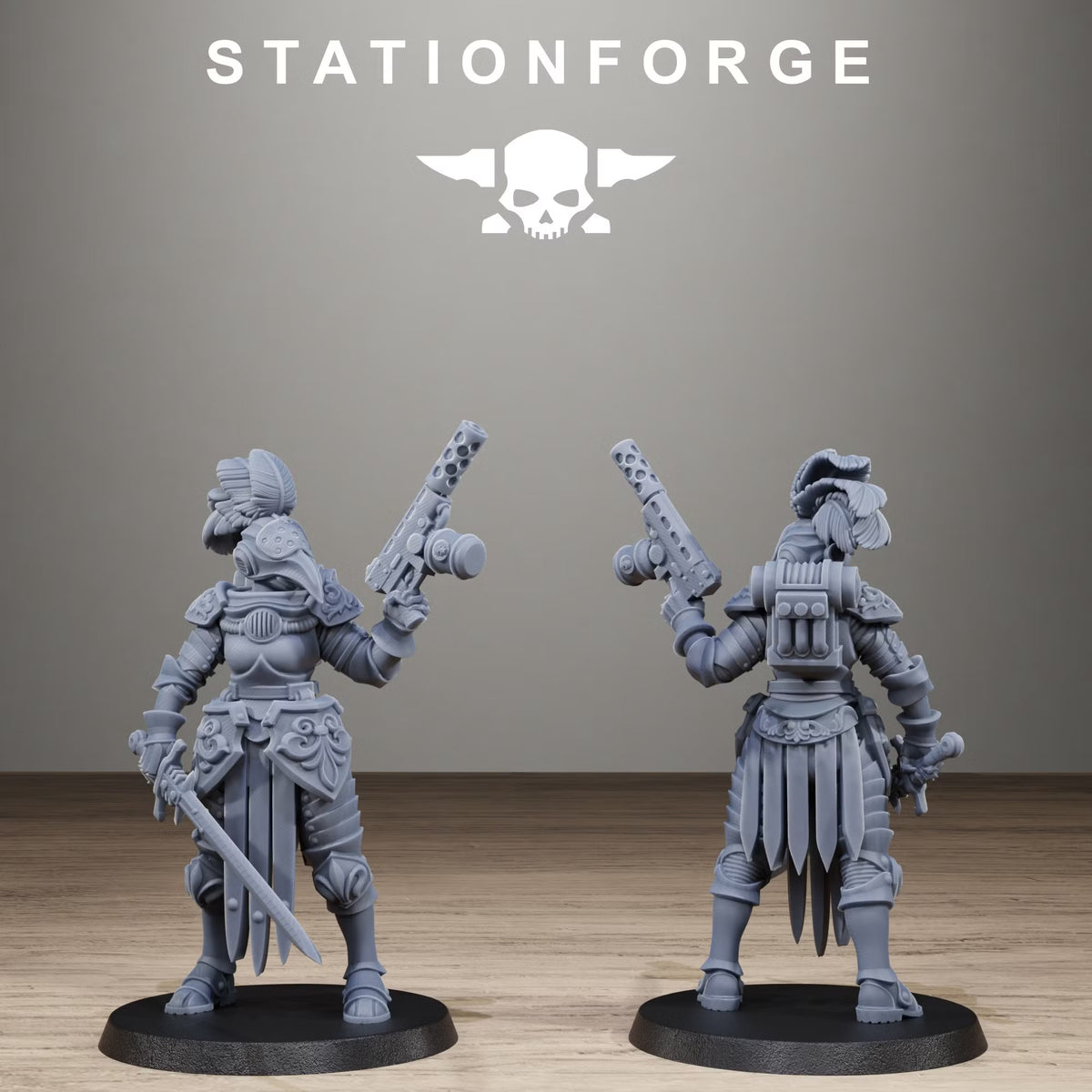 GrimCorp Stragglers (x10) - TTRPG - Wargaming - Grimdark