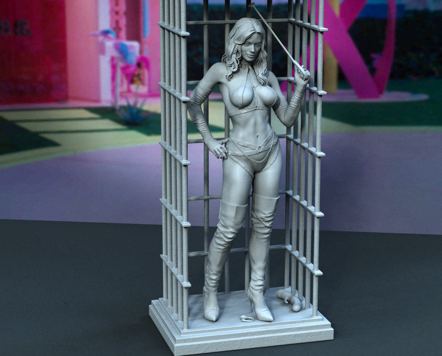 Marigot Robiy (Barbii) SFW/NSFW Sculpture (75mm to 500mm) - Unassembled/Unpainted/3D Print
