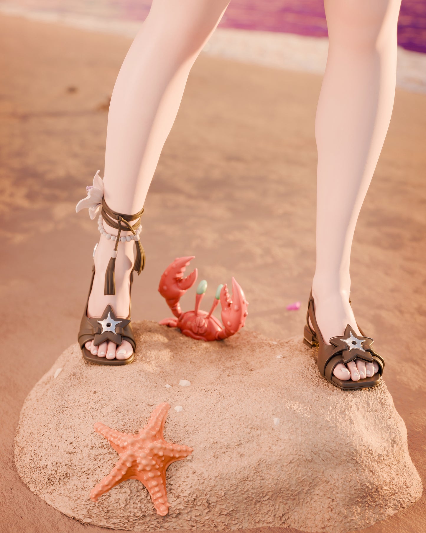 Swimsuit 2B Sculpture (75mm to 500mm) - Unassembled/Unpainted/3D Print