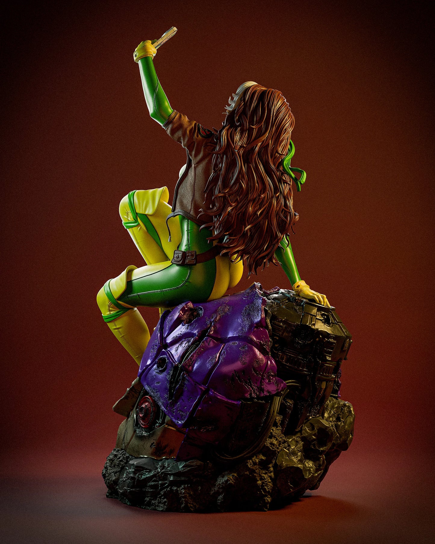 X-Men: Rogue Sculpture (75mm to 500mm) - Unassembled/Unpainted/3D Print
