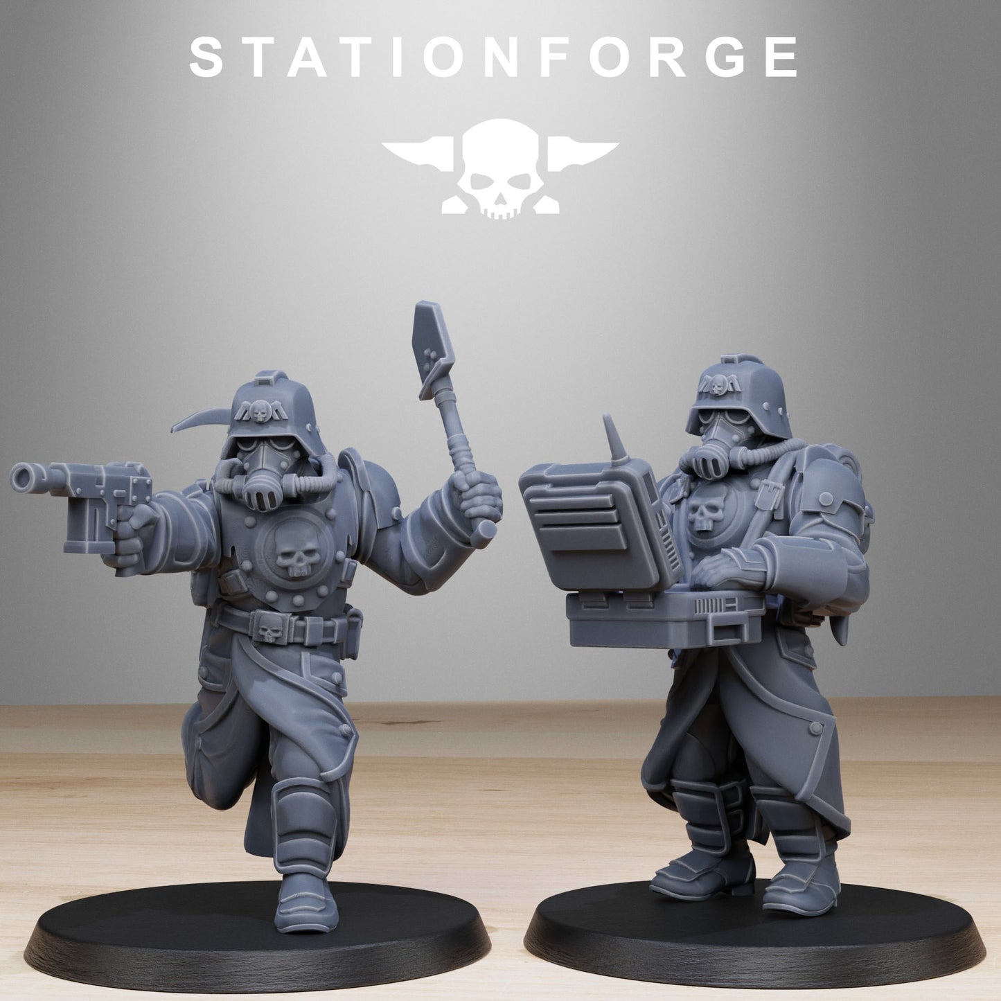 GrimGuard Bombardiers (x10) - TTRPG - Wargaming - Sci-Fi - Grimdark