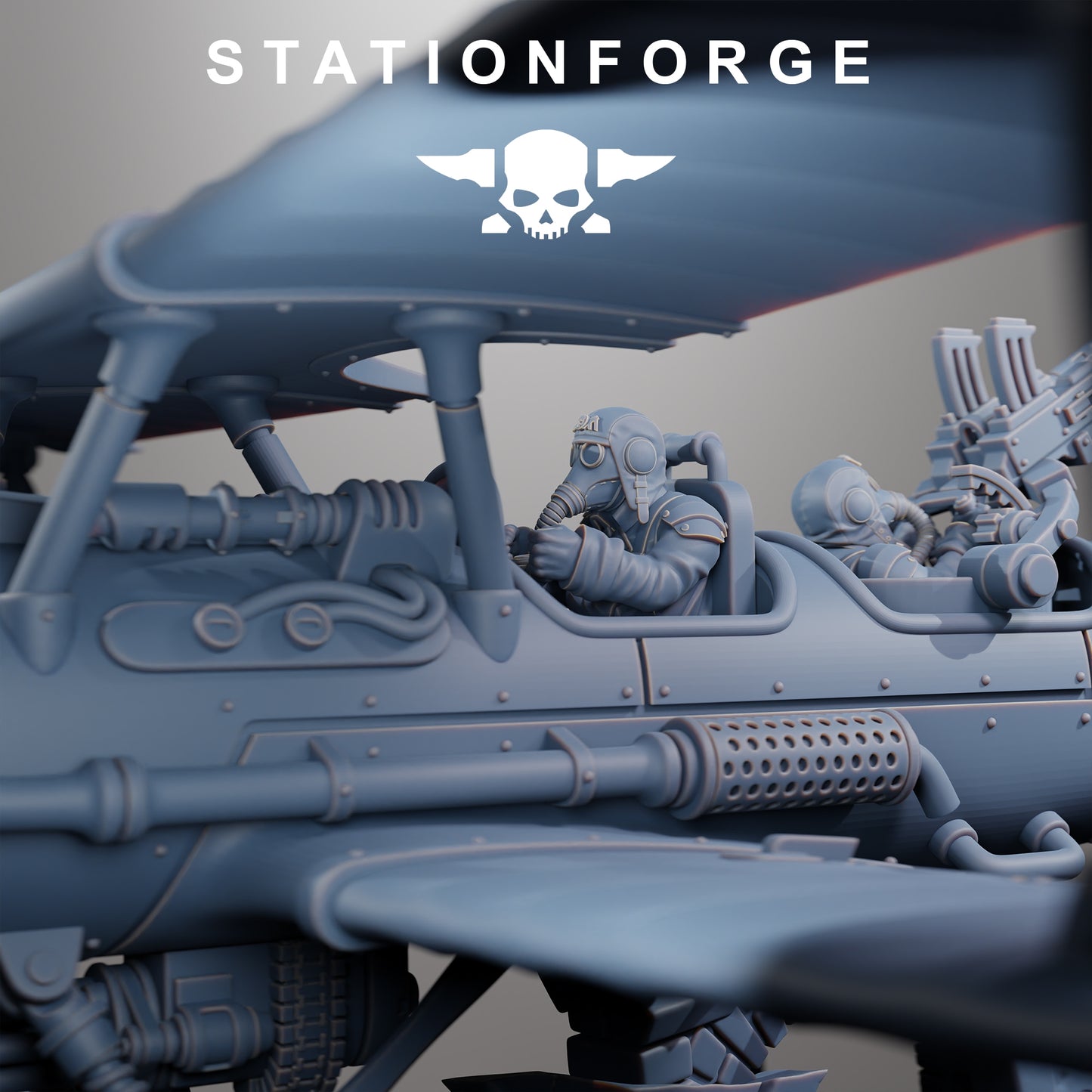 GrimGuard SF-14A Biplane - TTRPG - Wargaming - Grimdark
