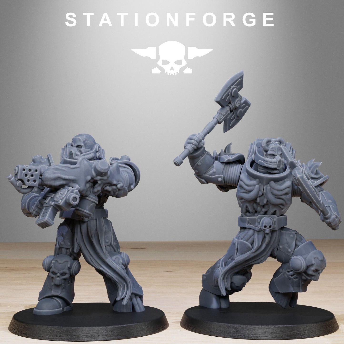 Socratis Corrupted Mutants (x10) - TTRPG - Wargaming - Sci-Fi - Grimdark