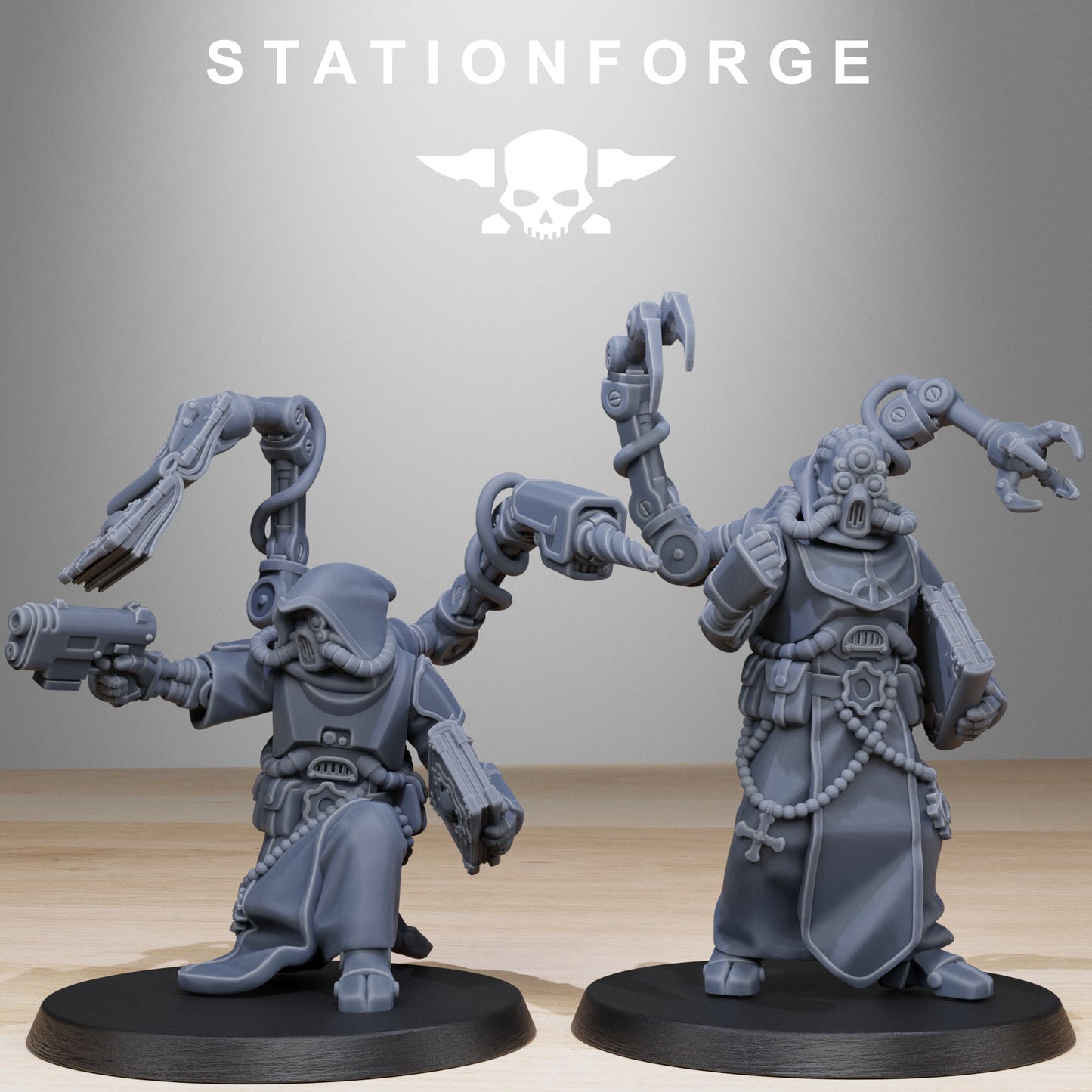 Scavenger Monks (x10) - TTRPG - Wargaming - Sci-Fi - Grimdark