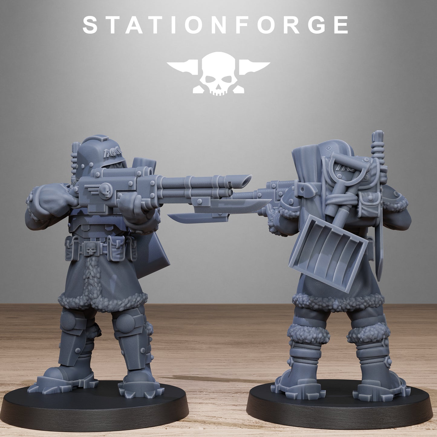 GrimGuard Frostwatch Patrol (x10) - TTRPG - Wargaming - Sci-Fi - Grimdark