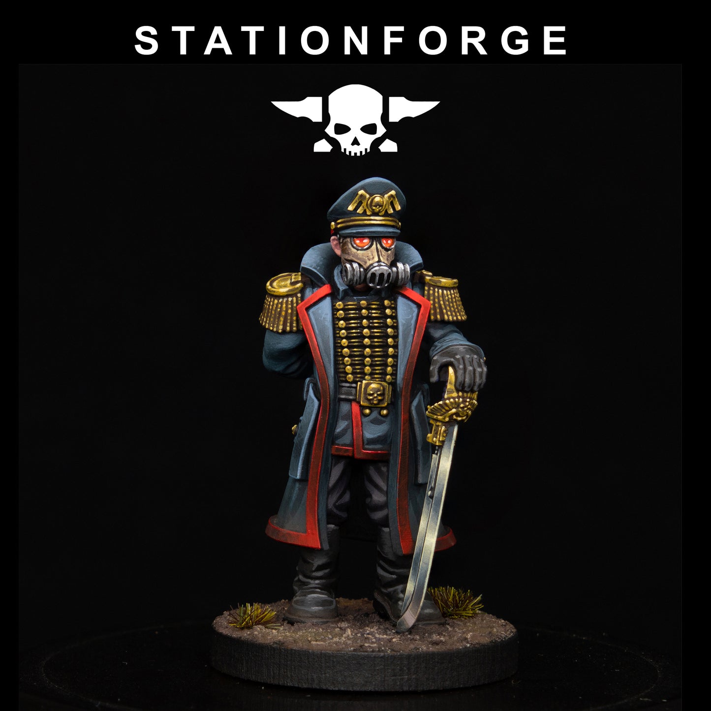 GrimGuard Officers - TTRPG - Wargaming - Sci-Fi - Grimdark