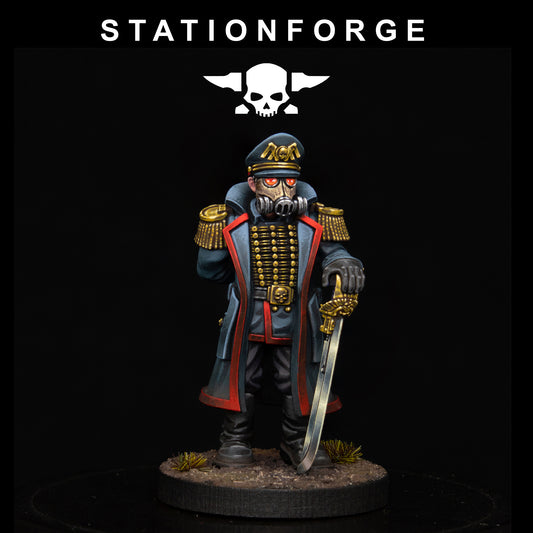 GrimGuard Officers - TTRPG - Wargaming - Sci-Fi - Grimdark
