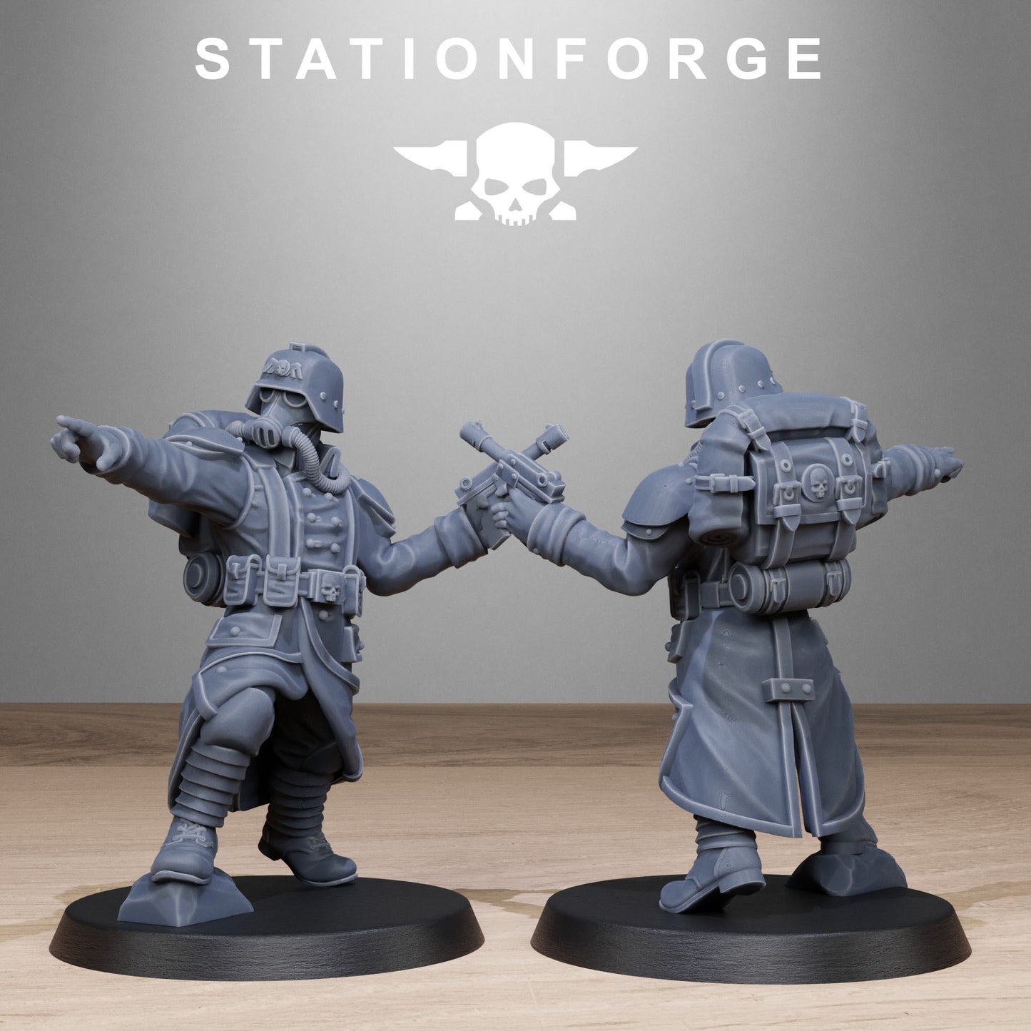 GrimGuard Rocketeers (x10) - TTRPG - Wargaming - Sci-Fi - Grimdark