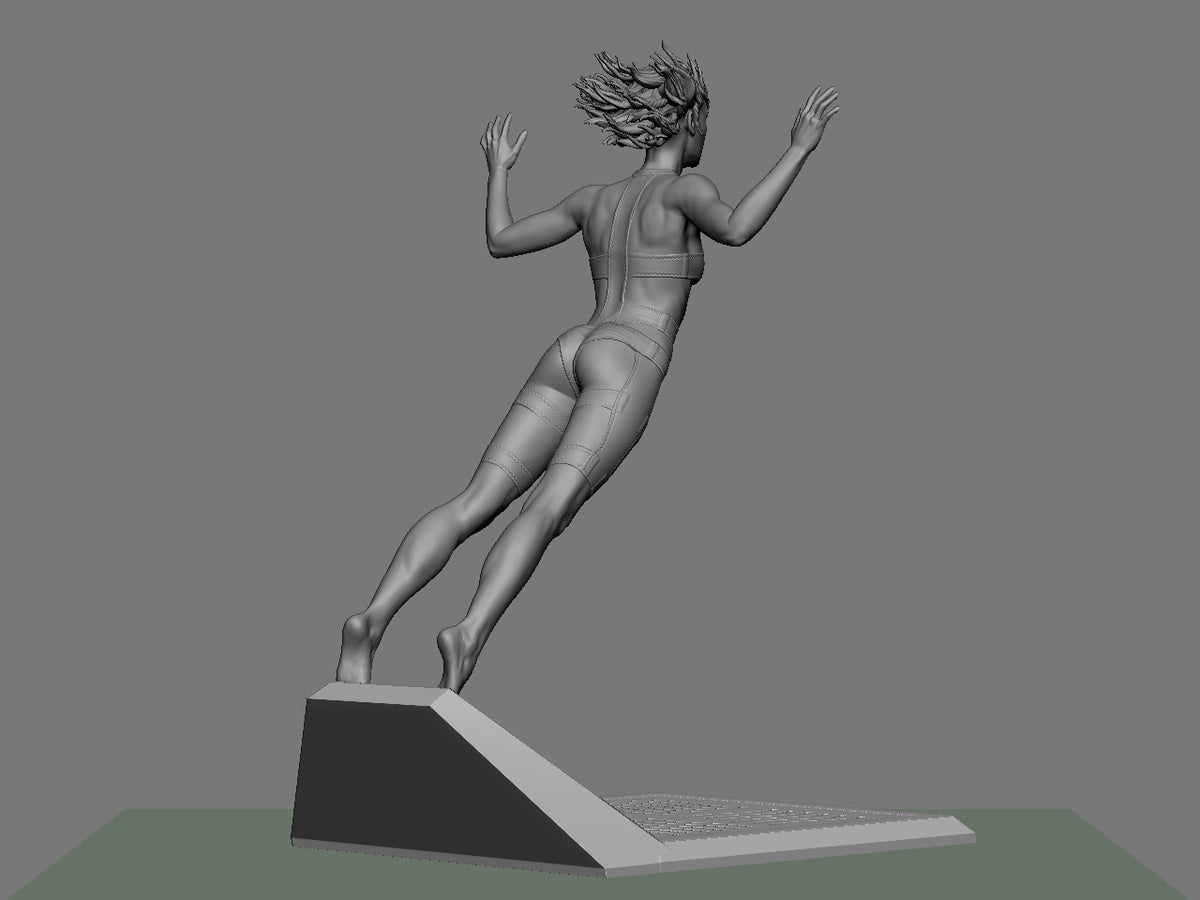 Leeloo Sculpture (75mm to 500mm) - Unassembled/Unpainted/3D Print