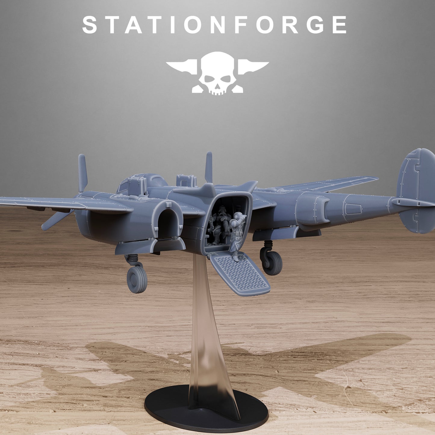 Grimguard Vulture Plane - TTRPG - Wargaming - Grimdark