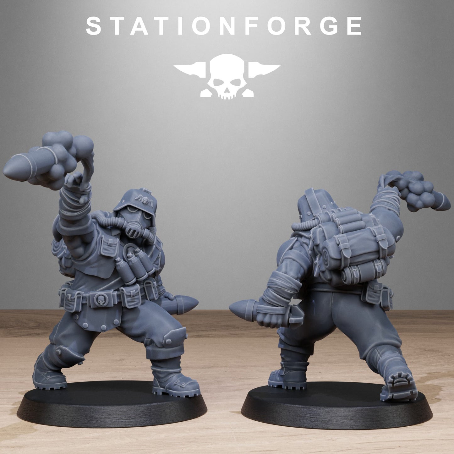 GrimGuard Jungle Fighter Mutants (x10) - TTRPG - Wargaming - Grimdark