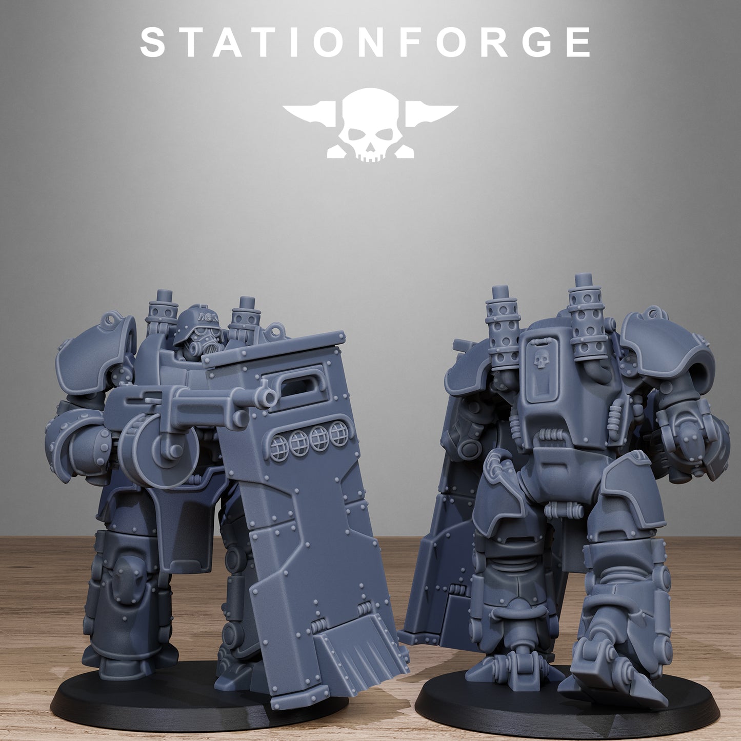 GrimGuard Power Armor (x5) - TTRPG - Wargaming - Grimdark