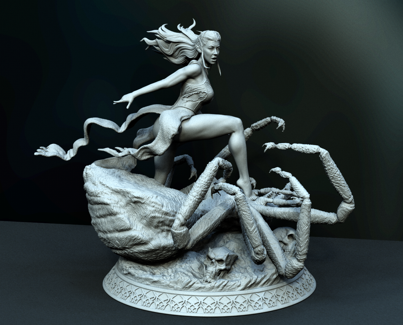 Tauriel The Elf SFW/NSFW Sculpture(75mm to 500mm) - Unassembled/Unpainted/3D Print