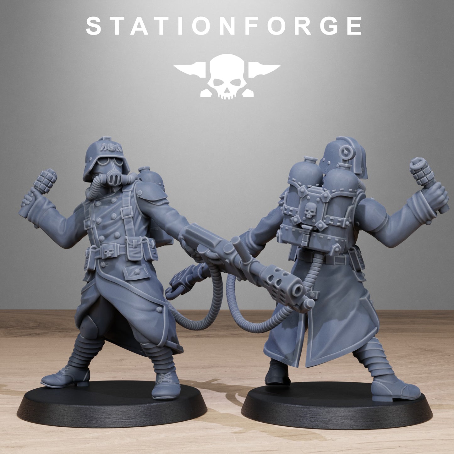 GrimGuard Flamers (x10) - TTRPG - Wargaming - Grimdark