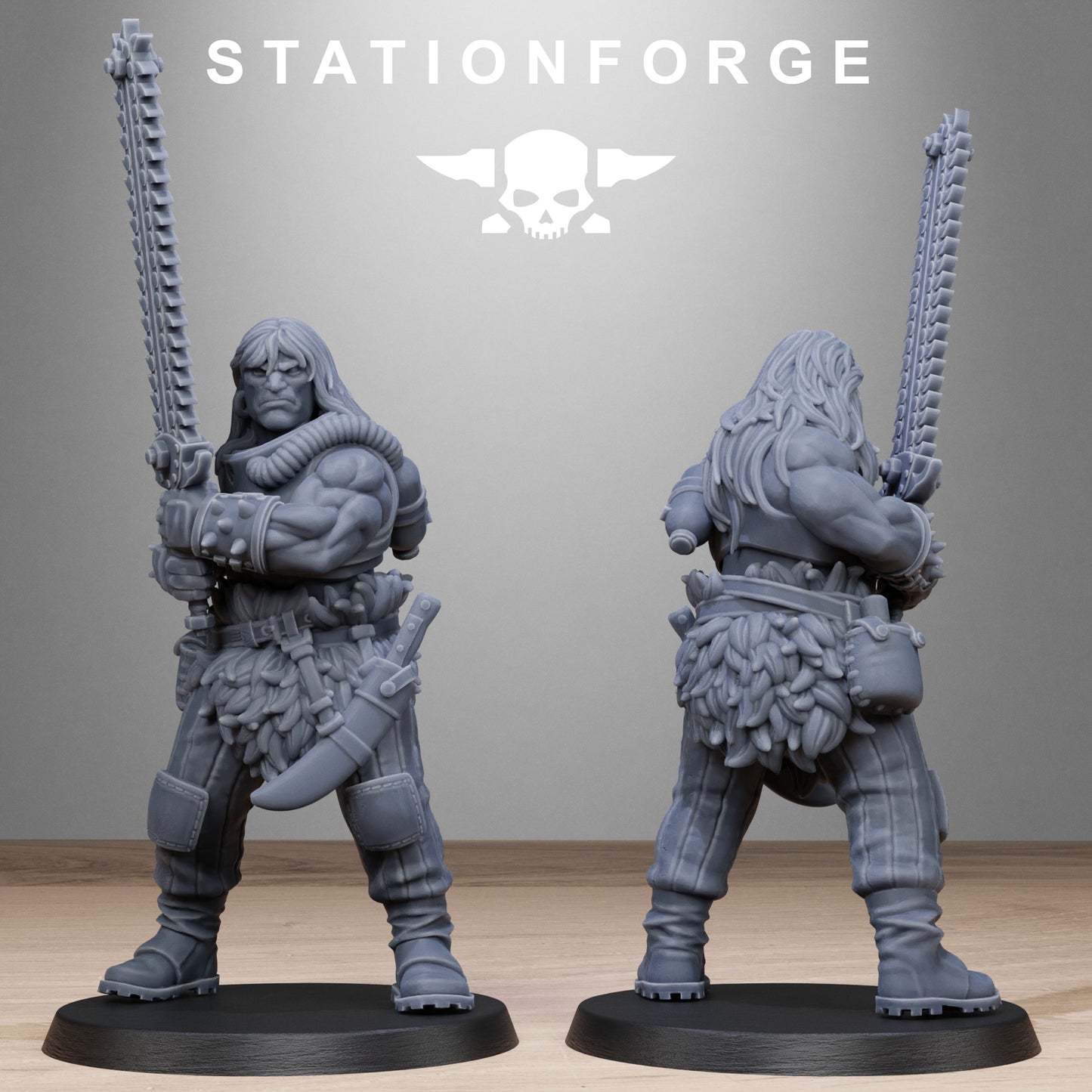 Techno Savage Barbarians (x10) - TTRPG - Wargaming - Grimdark