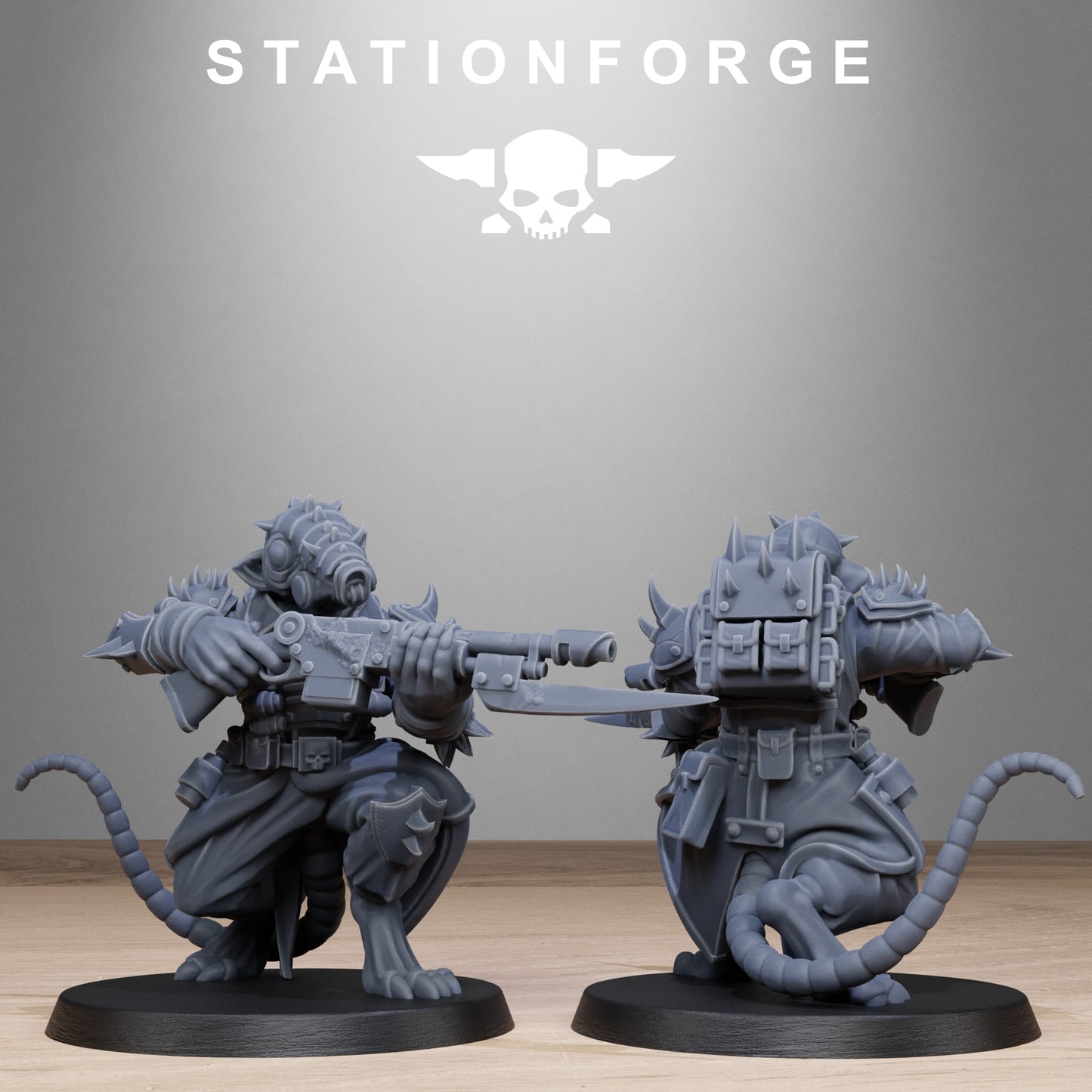Corrupted Guard Raticus (x10) - TTRPG - Wargaming - Grimdark
