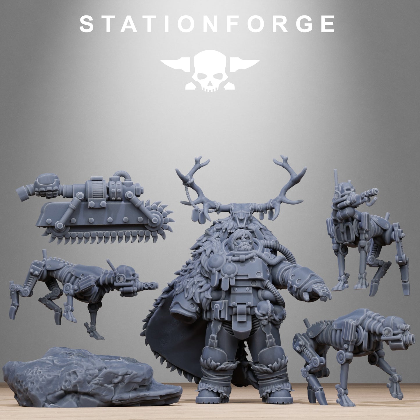 Techno Savage Druid - TTRPG - Wargaming - Grimdark