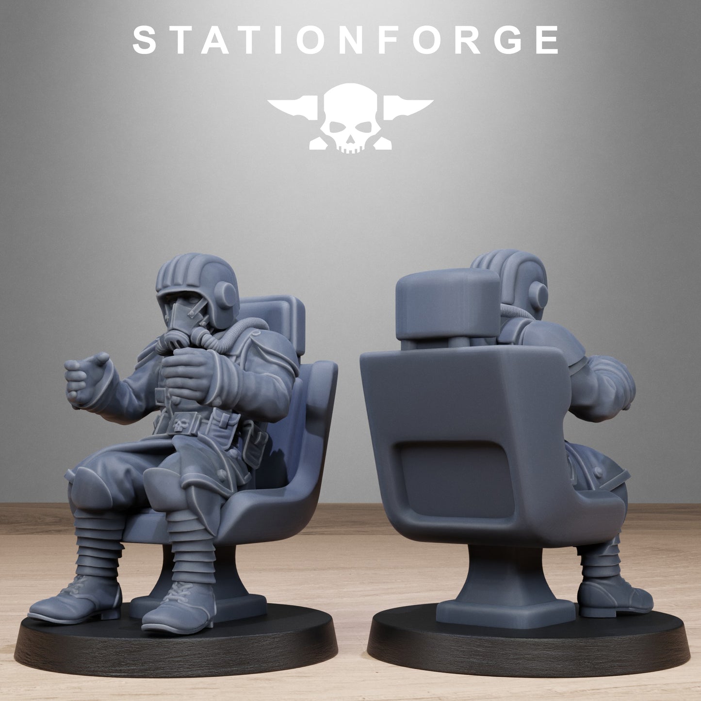 Pilot Commanders (x10) - by Station Forge - TTRPG - Wargaming - Grimdark