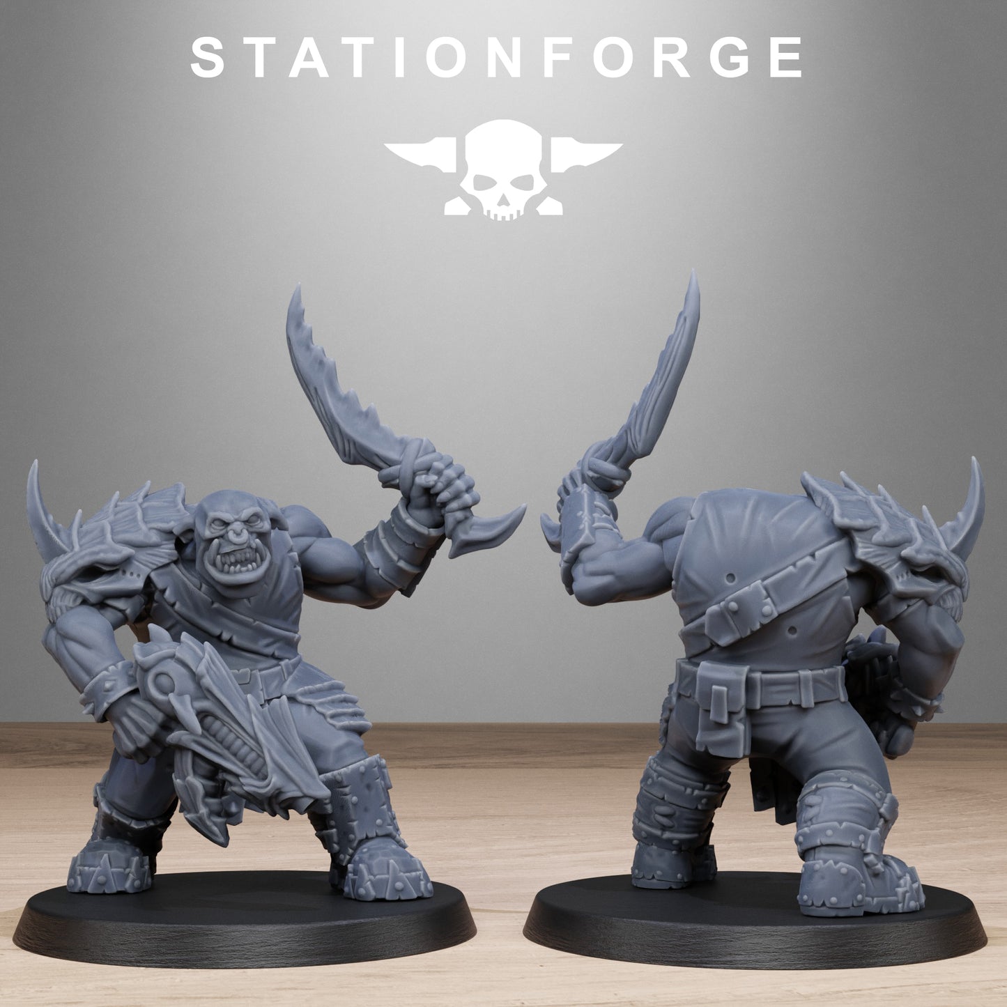 Orkaz Biotech Looters (x10) - by Station Forge - TTRPG - Wargaming - Grimdark