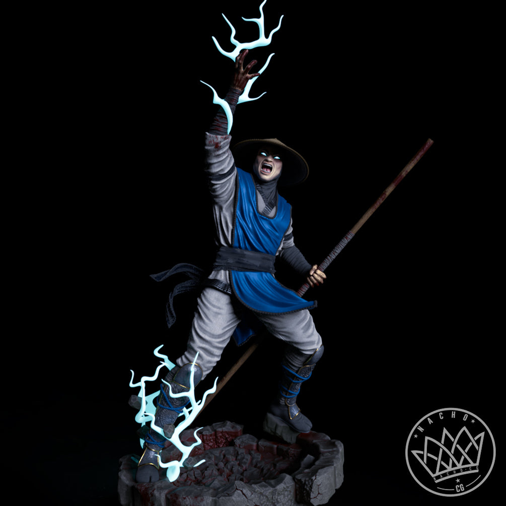 Raiden Sculpture (75mm to 500mm) - Unassembled/Unpainted/3D Print