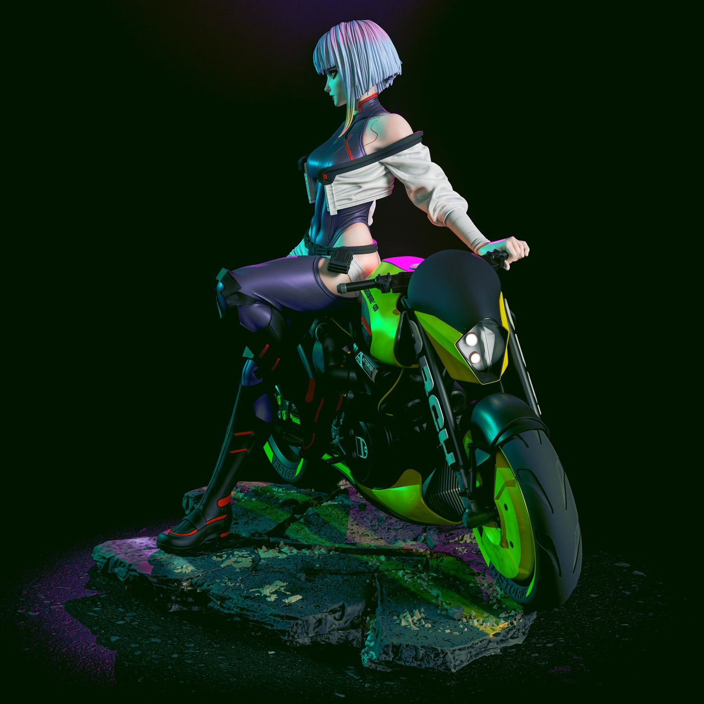 Lucy Sculpture (75mm to 500mm) - Unassembled/Unpainted/3D Print