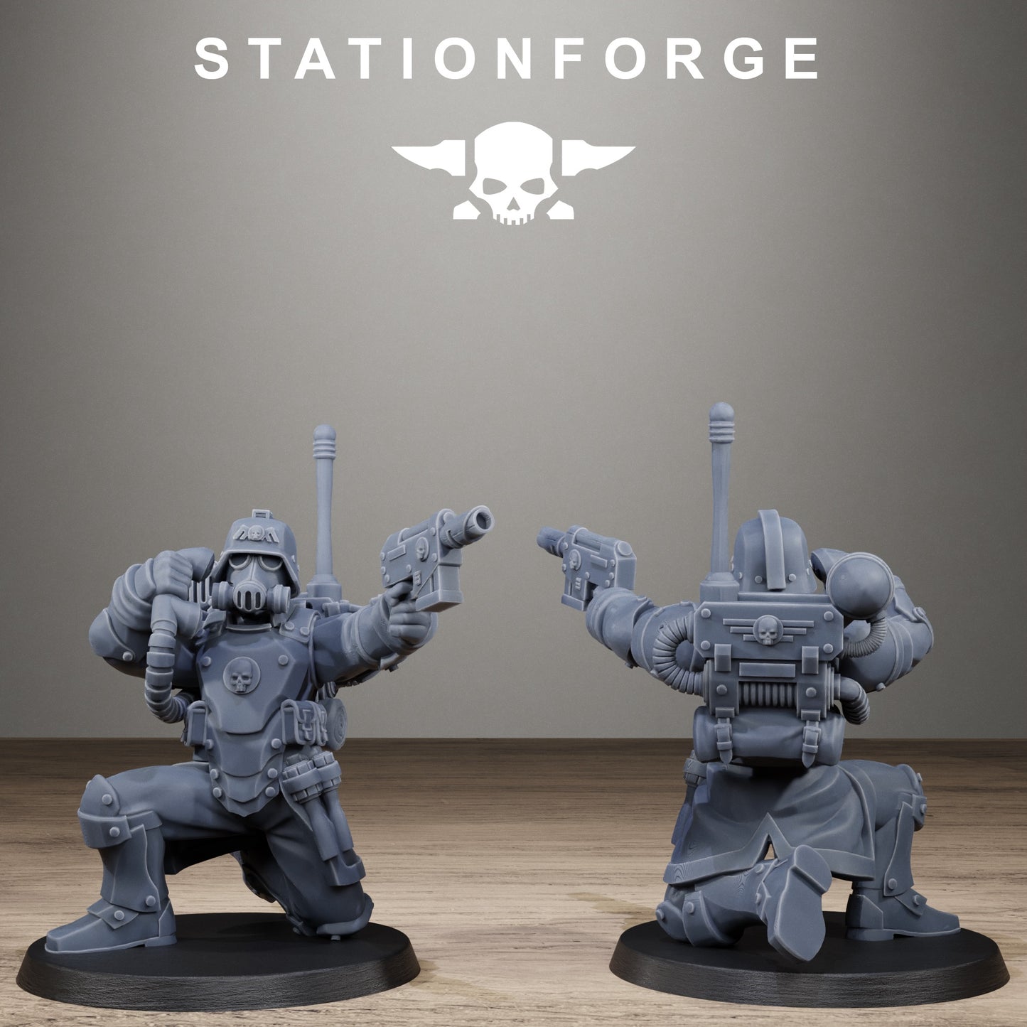 GrimGuard SteelClads (x10) - TTRPG - Wargaming - Grimdark
