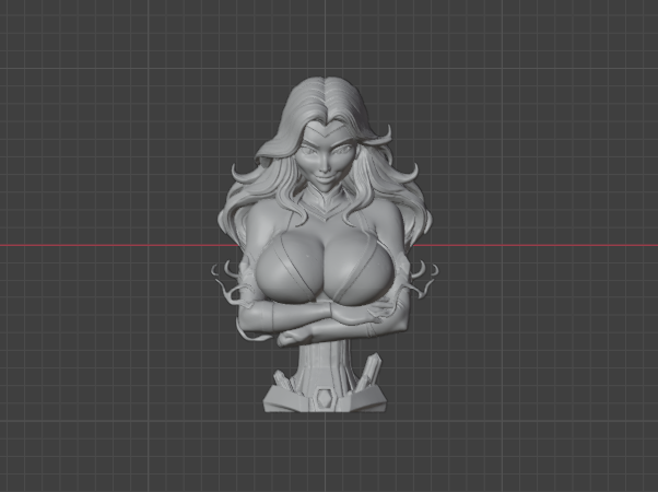 Starfire Bust (75mm to 500mm) - Unassembled/Unpainted/3D Print