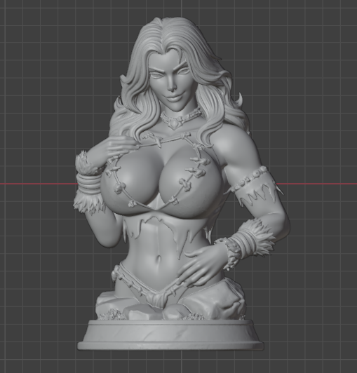 Savage Land Rogue Bust (75mm to 500mm) - Unassembled/Unpainted/3D Print