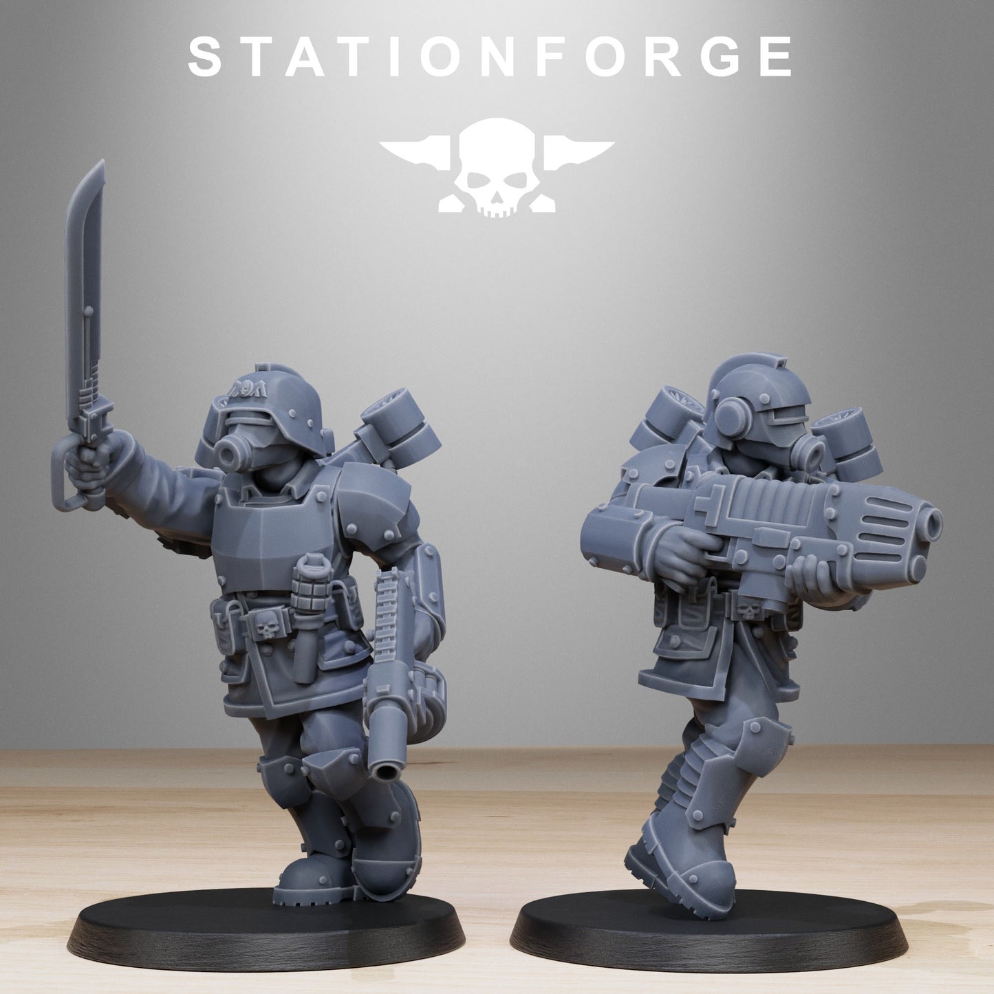 GrimGuard Aero Troops (x10) TTRPG - Wargaming - Grimdark