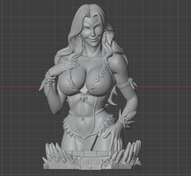 Savage Land Phoenix Ascendant Jean Grey Bust (75mm to 500mm) - Unassembled/Unpainted/3D Print