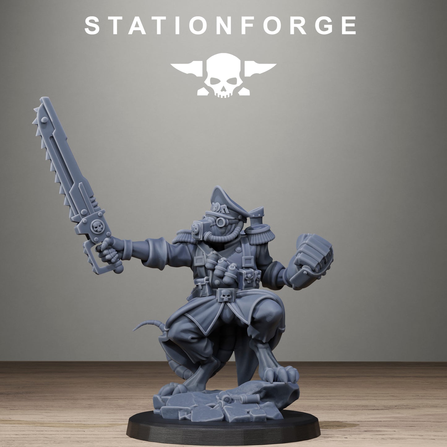 Raticus Officer (x2) TTRPG - Wargaming - Grimdark