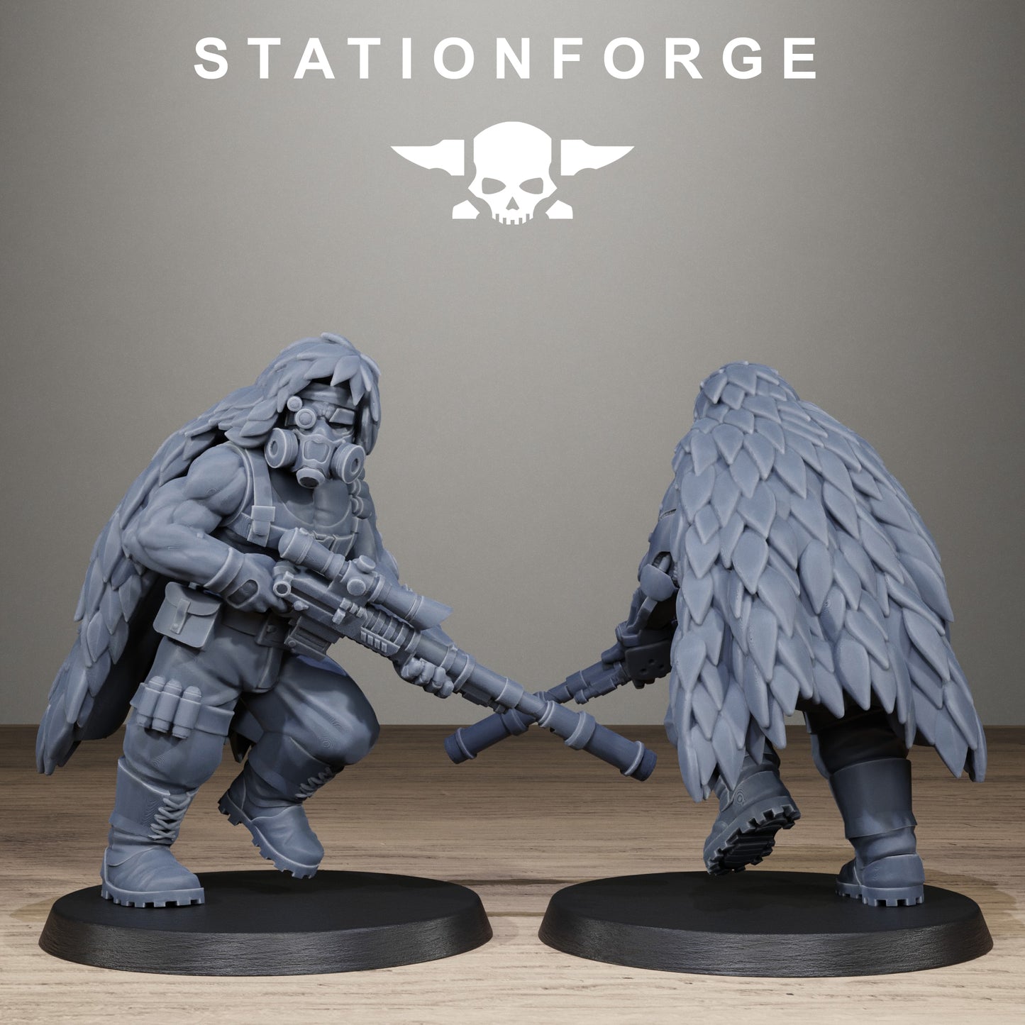 GrimGuard Jungle Fighter Snipers (x10) TTRPG - Wargaming - Grimdark - Sci-Fi