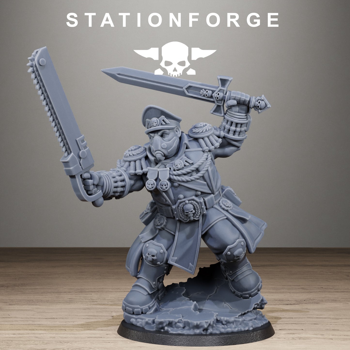 GrimGuard Mutant Leader (x2) - TTRPG - Wargaming - Grimdark
