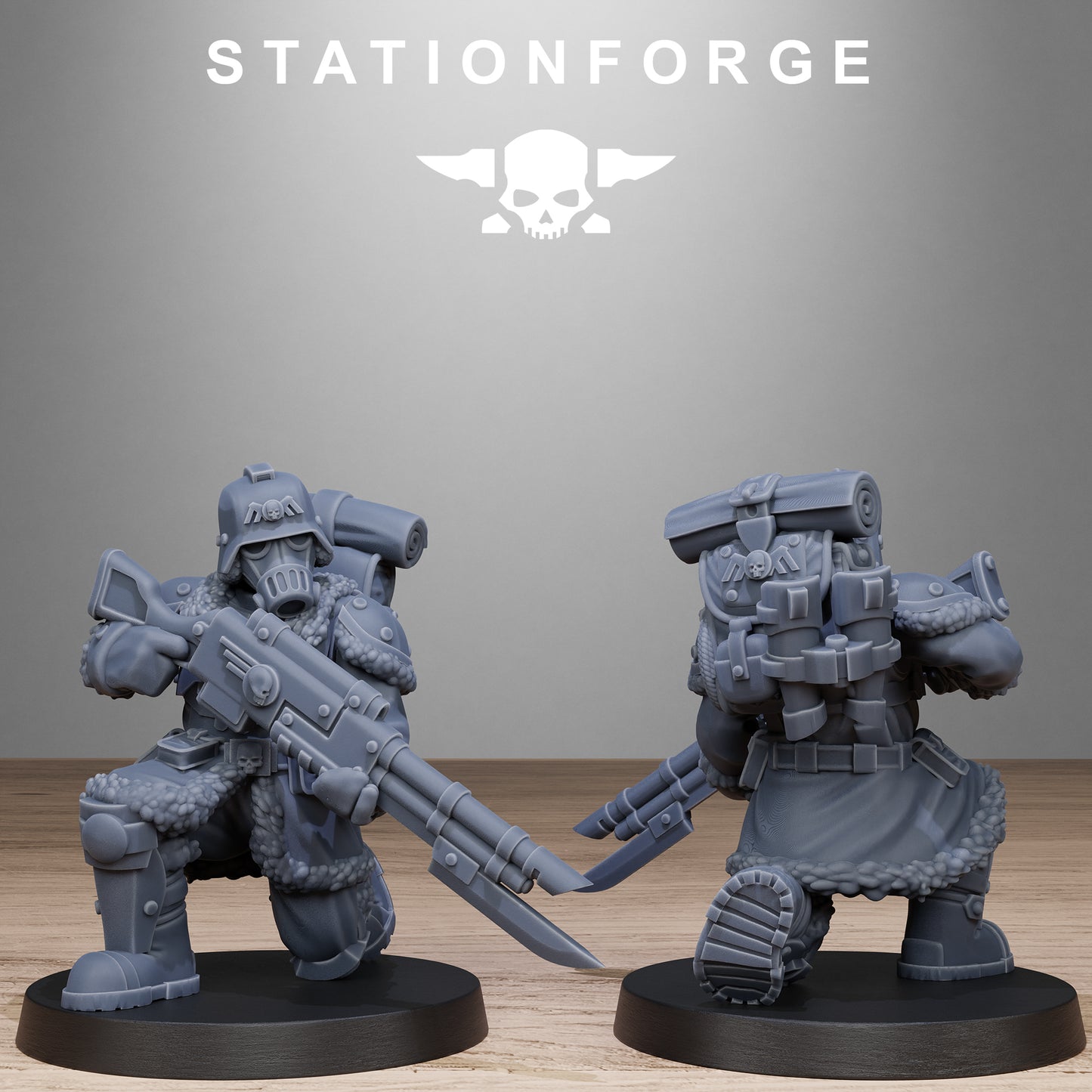 GrimGuard Frostwatch Patrol (x10) - TTRPG - Wargaming - Sci-Fi - Grimdark