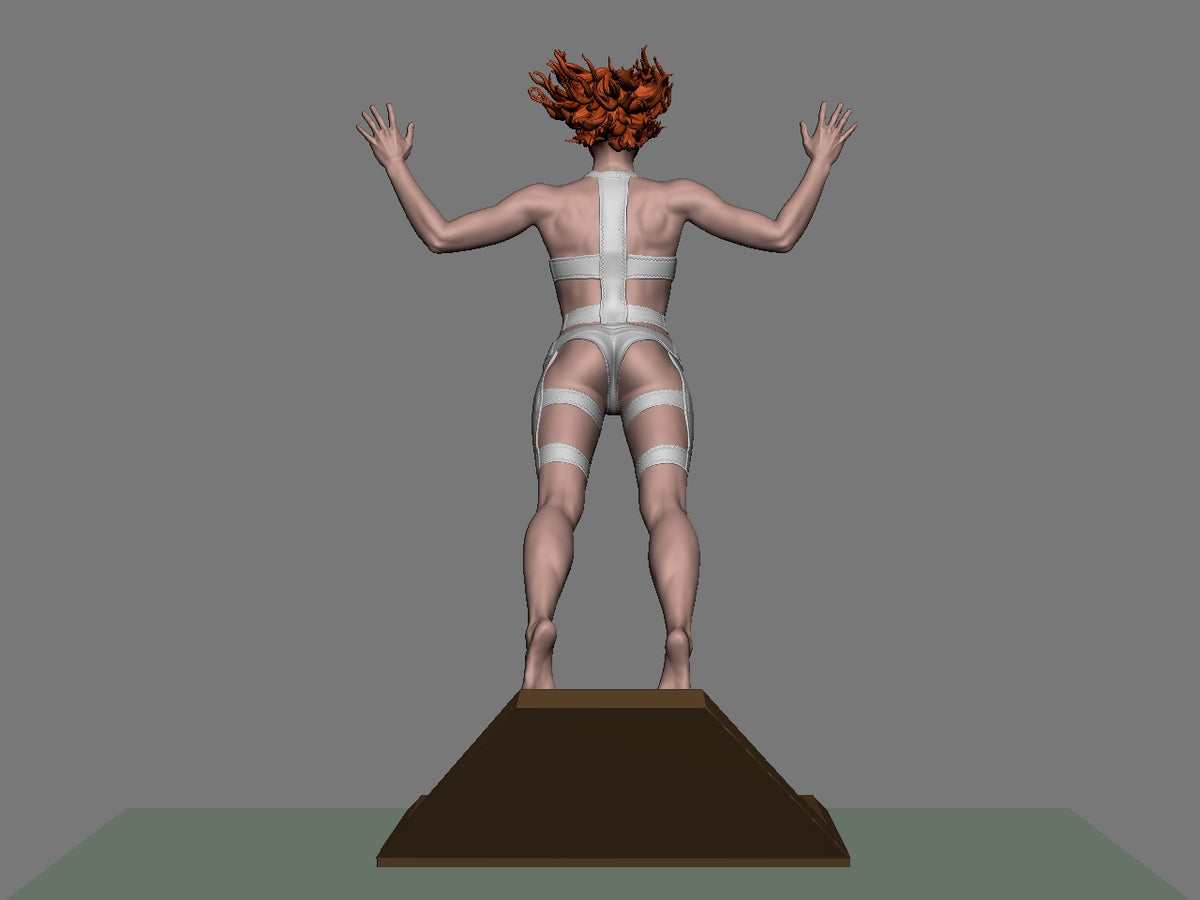 Leeloo Sculpture (75mm to 500mm) - Unassembled/Unpainted/3D Print