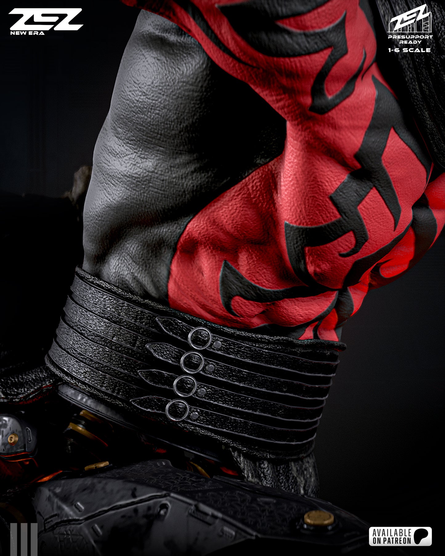 Darth Maul Sculpture (75mm to 500mm) - Unassembled/Unpainted/3D Print